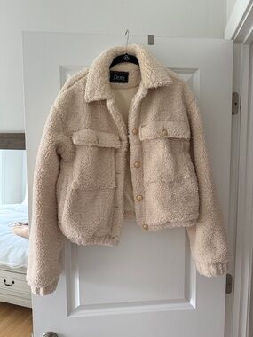 Cream Teddy Jacket